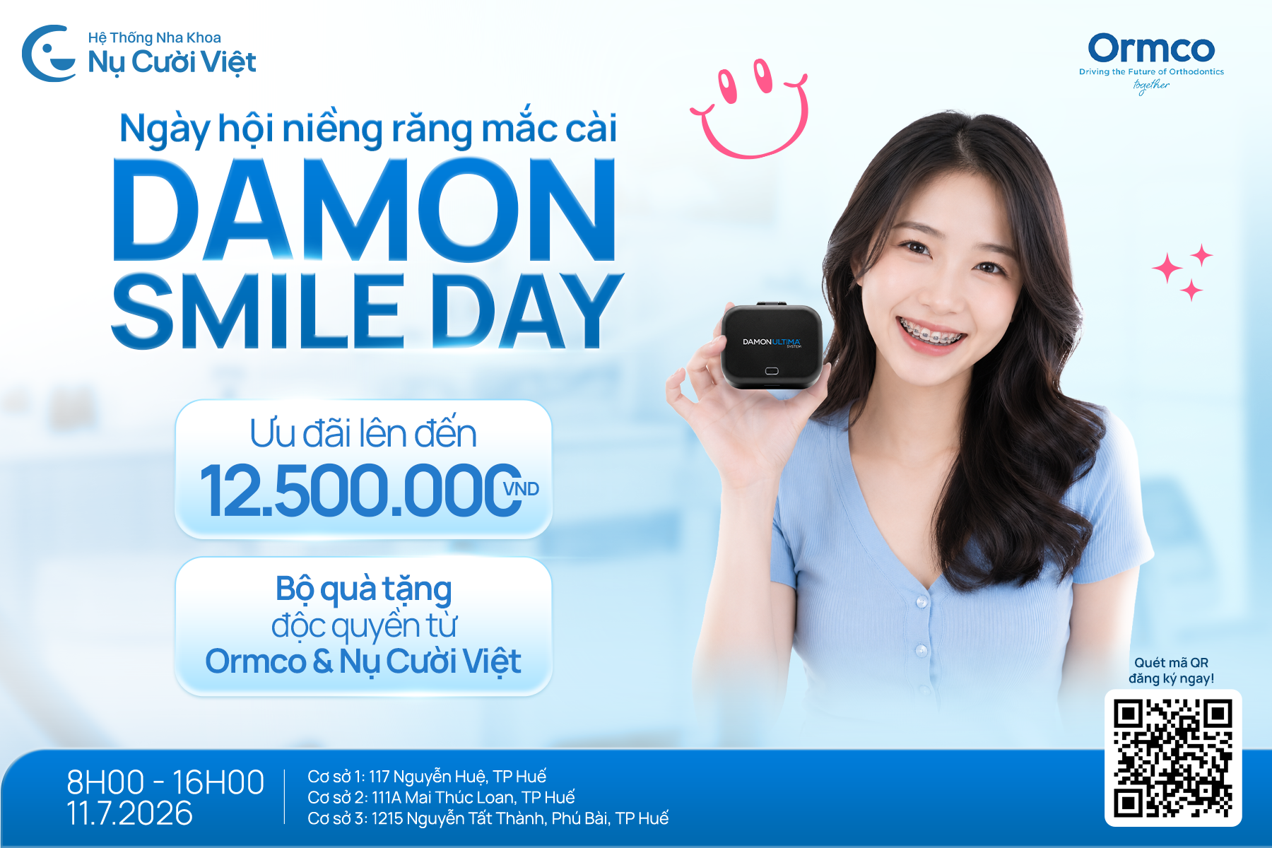 Nụ Cười Việt - DAMON SMILE DAY 2026 - NGÀY HỘI NIỀNG RĂNG MẮC CÀI LỚN NHẤT NĂM