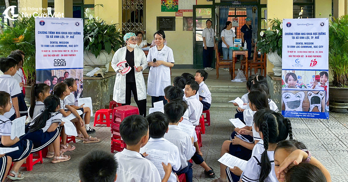 nha khoa học đường huế 2026 chăm sóc răng miệng trẻ em