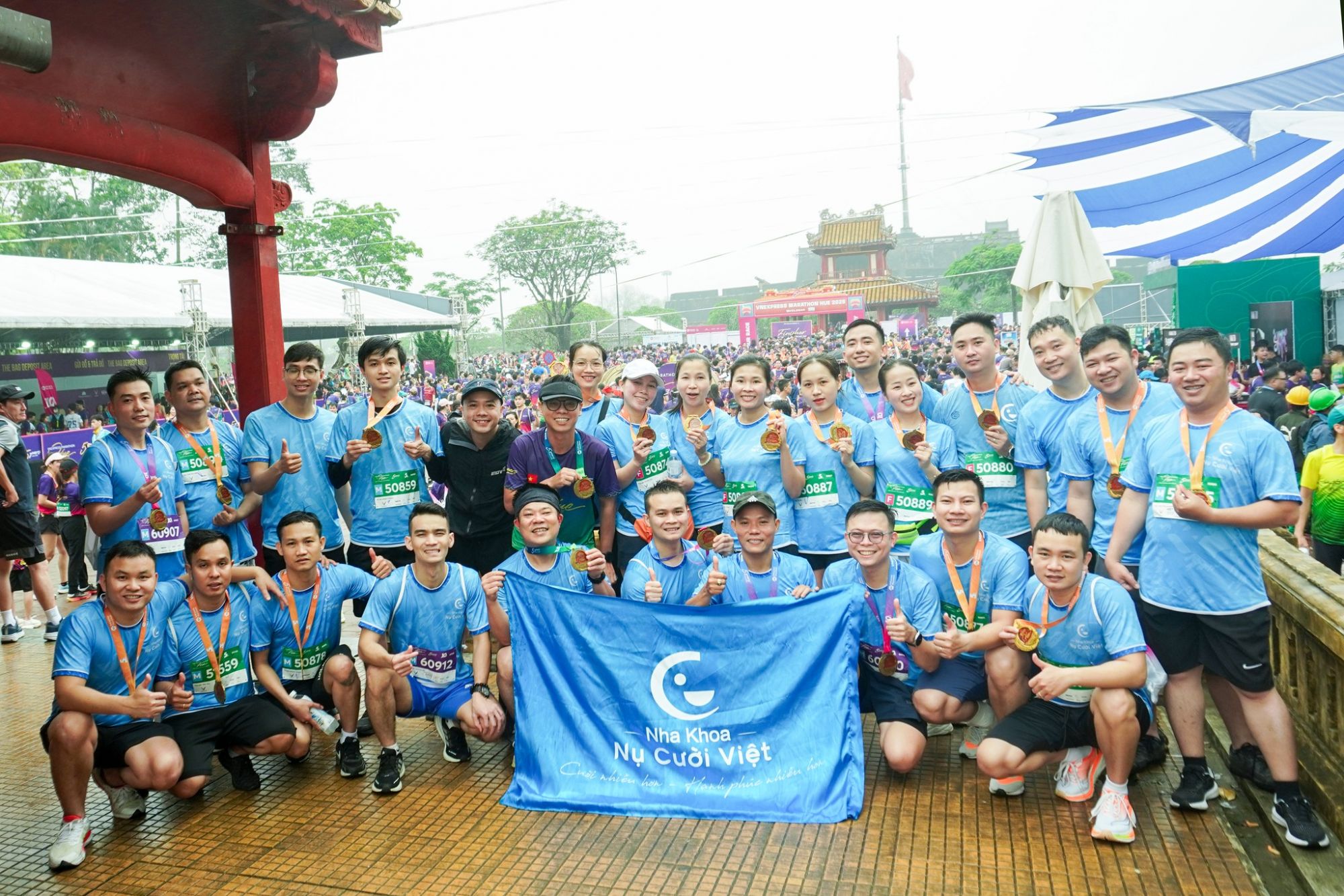 nụ cười việt tham gia vnexpress marathon hue 2025