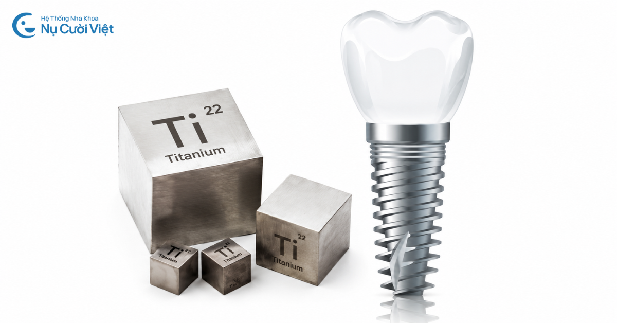 trụ implant có bị gỉ sét không